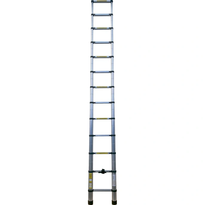 Телескопическая алюминиевая лестница Алюмет 1х13 ступеней. Серия TLS 3.8