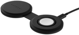 Переносное зарядное устройство Satechi Qi2 OntheGo 2-in-1 Wireless Charger. Цвет: чёрный (ST-QTG21K)