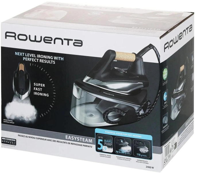 Парогенератор Rowenta VR7361F0 2400Вт черный/серебристый