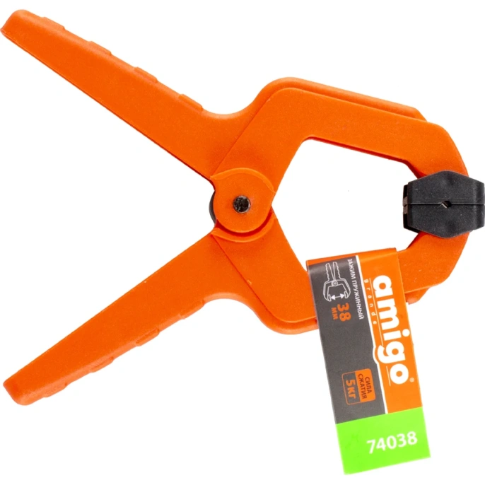 Пружинный зажим Amigo 38 мм 74038