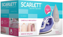 Утюг Scarlett SC-SI30K44,  с паровым ударом,  2000Вт,  лиловый