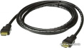 Кабель Aten ProAV black: 1 м HDMI 2.0b/Ethernet Высокоскоростной кабель