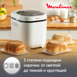 Хлебопечь Moulinex OW210 650Вт белый 7211002271