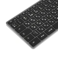 Беспроводная клавиатура Satechi Slim X3 Bluetooth Keyboard-RU. Раскладка - Русская. Цвет- Серый космос.