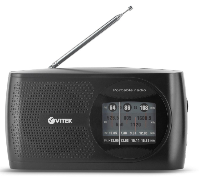 Радиоприемник Vitek VT-3587,  черный