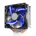 CROWN Кулер для процессора CM-5 Для Intel и AMD,TDP до 187 Ватт,5шт. теплопроводных трубок,Синяя светодиодная подсветка,Гидродинамическиий подшипник,Размер: 148*126*85 мм