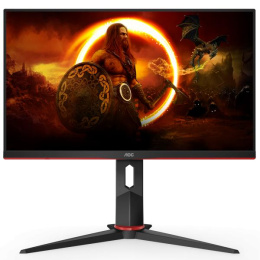 МОНИТОР 23.8" AOC 24G2ZU Black-Red с поворотом экрана IPS, 1920x1080, 240Hz, 0.5 ms, 170°/160°, 350 cd/m, 80M:1 24G2ZU/BK