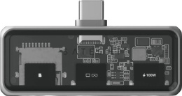 Хаб Satechi Mobile XR Hub PD 100W with microSD. Цвет: серый (ST-HXRSDM)