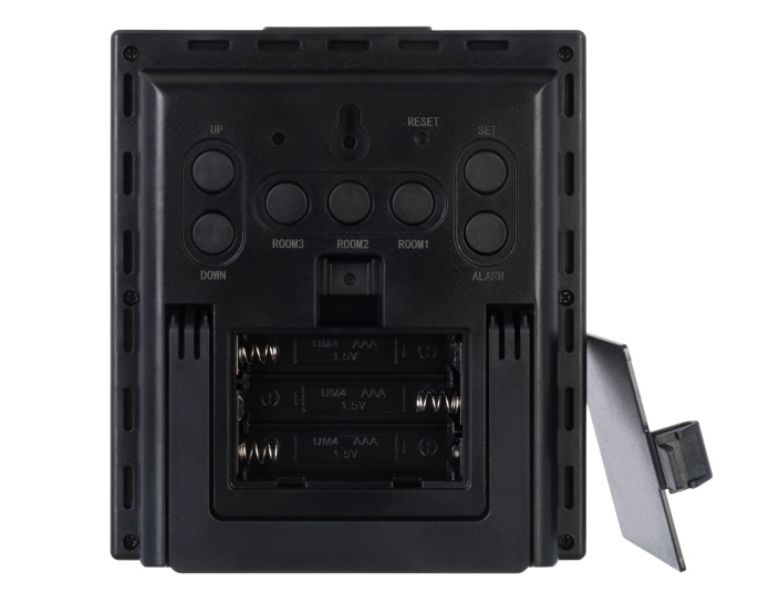 Метеостанция Bresser Temeo Hygro Quadro Prestige с тремя датчиками, серая 78585