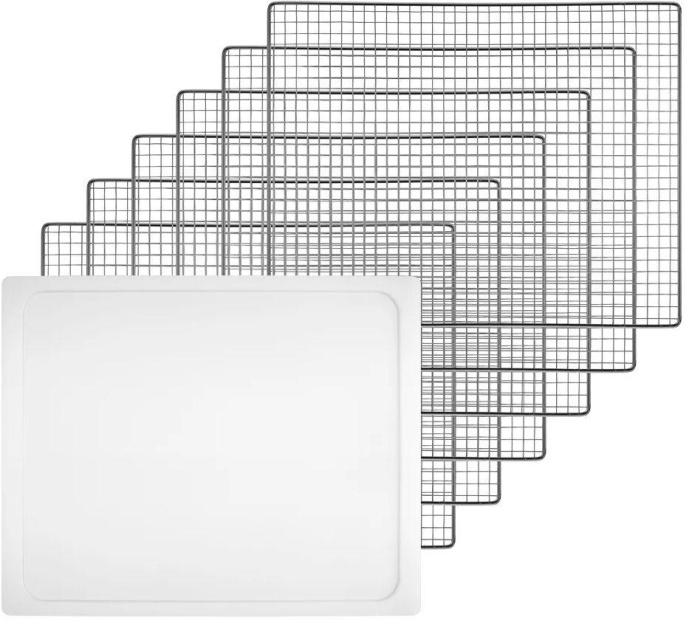 Сушилка для овощей и фруктов KitFort КТ-1920, черный, 6 поддонов