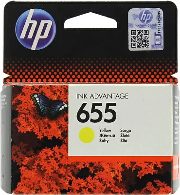 Картридж HP CZ112AE (№655) Yellow для принтеров HP DJ IA 3525/4615/4625/5525/6525