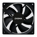 Вентилятор для корпуса Digma DFAN-90 90х90x25 черный 3-pin 4-pin Molex 23дБ Ret