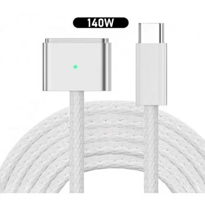 KS-is KS-806gen3-W-2 Кабель для зарядки USB-C M Magsafe 2 F, 2м белый