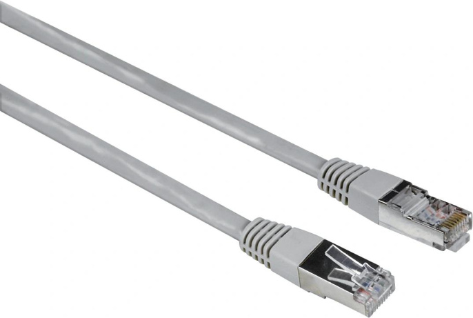 Патч-корд Hama H-20140 STP cat.5E 1.5м серый RJ-45 m -RJ-45 m 00020140