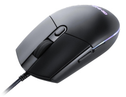 Мышь проводная GMNG XM002, игровая, оптическая, USB, 7200dpi, черный