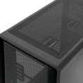 Корпус без блока питания Case HSPD M331, Mesh Mini-tower, Black, TG, 0.4 SPCC, no fans mATX, mITX 175/329/170mm 1x2.5", 2x3.5", 4xPCI 1xUSB-A 3.0, 1xUSB-A 1.0 370x220x408mm (M331-TGBK)