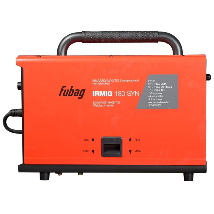 Сварочный полуавтомат Fubag IRMIG 180 SYN + FB 250 инвертор ММА/TIG MIG/MAG 7кВт