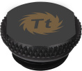 Фитинг-заглушка для систем жидкостного охлаждения Thermaltake Pacific G1/4 Black CL-W035-CU00BL-A с внешней резьбой G1/4", с уплотнительным кольцом