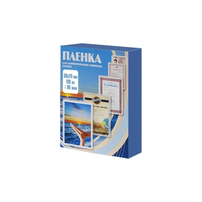 Пленка Office Kit 80x111, 60 мкм, 100 шт. PLP11610