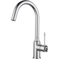 Смеситель RIVELATO Rivelato Смеситель для кухни Garda U-обр. D-35мм, монтаж: вертикально на раковину, материал: нержавеющая сталь, цвет: хром 1923502 cromo