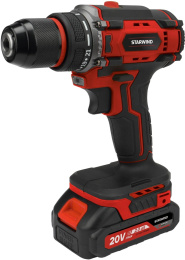 Дрель-шуруповерт Starwind CD20-2.0/2.0S1 40Вт аккум. патрон:быстрозажимной кейс в комплекте