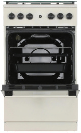 Плита Газовая Gorenje GG5A21BEF бежевый стеклянная крышка реш.чугун