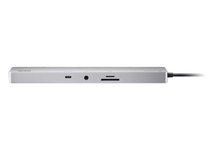 док станция ATEN 8k 4k HDMI Dual Display 11-in-1 USB-C Multiport Dock with USB PD 100W UH3240-AT