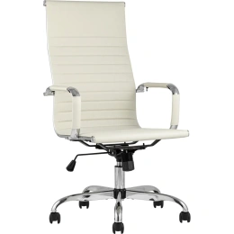 Кресло руководителя Стул Груп TopChairs City бежевое D-101H beige