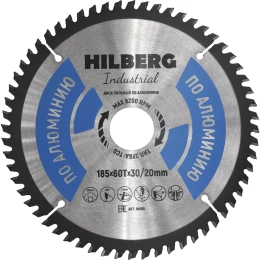 Диск пильный Hilberg Industrial Алюминий 185x30/20x60Т HA185