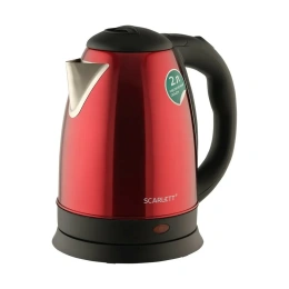 Чайник электрический Scarlett SC-EK21S76 2л. 1800Вт красный корпус: металл