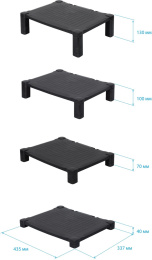 Подставка под монитор Бюрократ Block,  для монитора