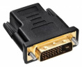 Переходник Buro HDMI (f) -  DVI-D (m),  GOLD ,  черный [hdmi-19fdvid-m_adpt]