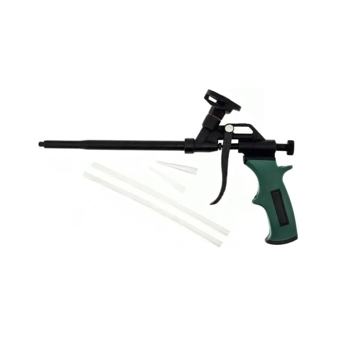 Пистолет для монтажной пены NAGAN корпус с тефлоном, прорезиненная рукоятка НГ-ПМ-220