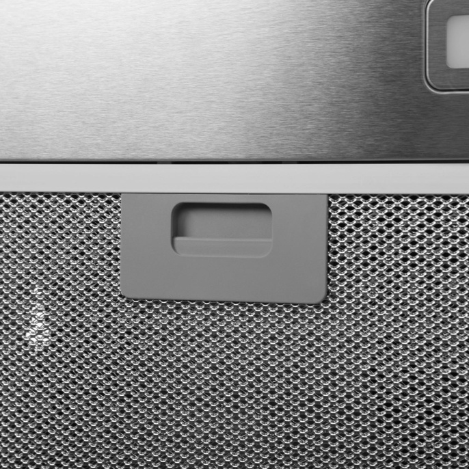 Вытяжка козырьковая Hyundai HFH 6130 IX нержавеющая сталь управление: кнопочное 1 мотор