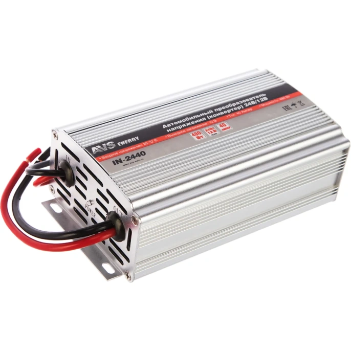 Конвертер AVS IN-2440 24/12 V 40 A 43899