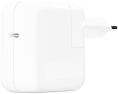 Зарядное устройство для MacBook Apple 30W USB-C Power Adapter A2164 MY1W2ZM/A сетевое зарядное для телефонов/для планшетов/для ноутбуков, разъем подключения отсутствует нужен кабель , выходная мощность 30 Вт, быстрая зарядка
