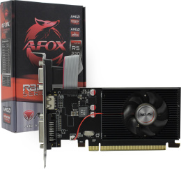 Видеокарта Afox R5 220 1GB GDDR3 64bit VGA DVI HDMI 1FAN LP RTL {30} AFR5220-1024D3L5
