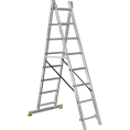Двухсекционная алюминиевая лестница Новая Высота 2х8 ступеней 2220208
