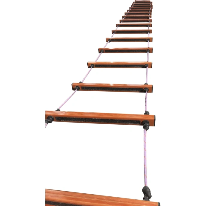 Стеклопластиковая подвесная диэлектрическая монтажная лестница Диэлектрик ЛСПД-М гибкая, 10 м Д471624