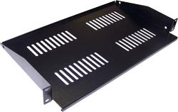 Полка стац. Lanmaster TWT-CB-SF350-2U/60 2U 60кг. 19" 350мм черный упак.:1шт