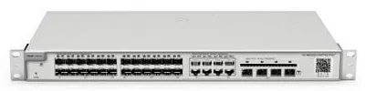 Коммутатор Reyee 24-Port SFP L2+ Managed Switch, 24 SFP Slots, 8 Gigabit RJ45 Combo Ports,4 *10G SFP+ Slots,19-inch Rack-mountable Steel Case, Static Routing