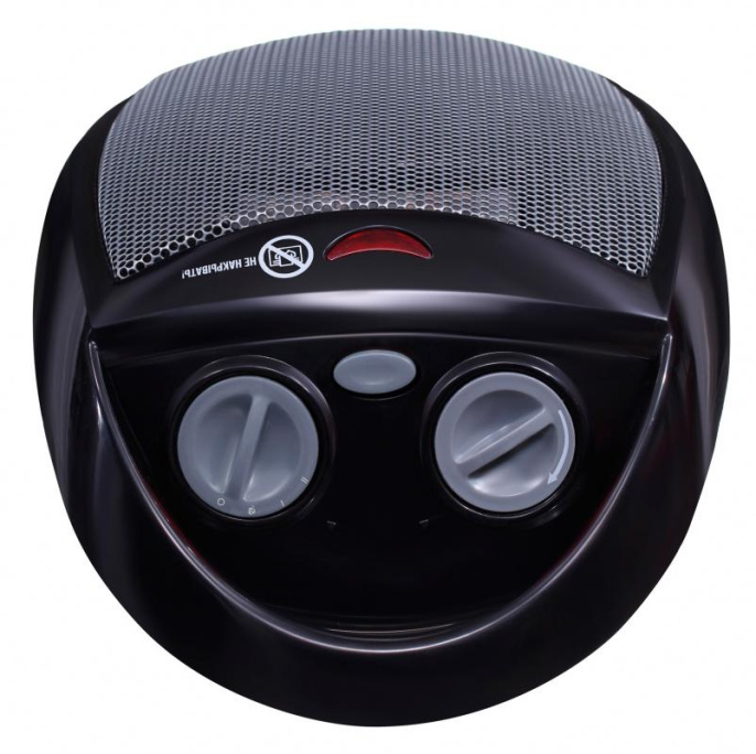 Тепловентилятор керамический StarWind SHV2005,  1600Вт,  с термостатом, 2 режима, черный,  серый