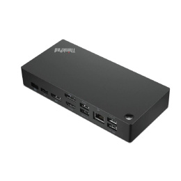 Lenovo [40AY0090CN] ThinkPad Universal USB-C Dock 2x DP 1.4, 1x HDMI 2.0, 3x USB 3.1, 2x USB 2.0, 1x USB-C, 1x RJ-45, 1x Combo Audio Jack 3.5mm pi.