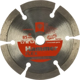 Диск алмазный сегментированный Flex 206-236 85х10 мм HAMMER 632209