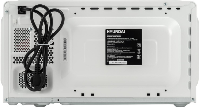 Микроволновая Печь Hyundai HYM-M2049 20л. 700Вт белый/черный