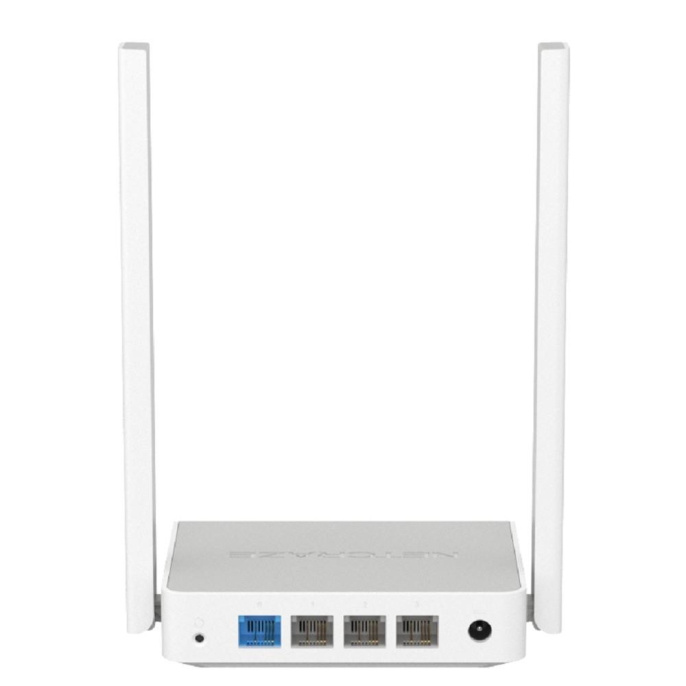 Wi-Fi роутер KEENETIC Netcraze Start, Wi-Fi 4, N300, 2.4ГГц, 4 WAN/LAN, белый [nc-1112]