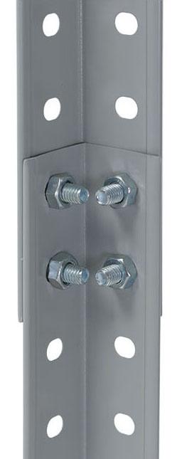 Стеллаж ПРАКТИК ES 150KD металл, 1450x750x300мм серый [s24099033402]