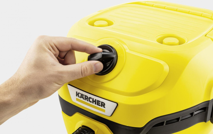 Строительный пылесос Karcher WD 2 Plus S V-15/4/18,  желтый [1.628-050.0]