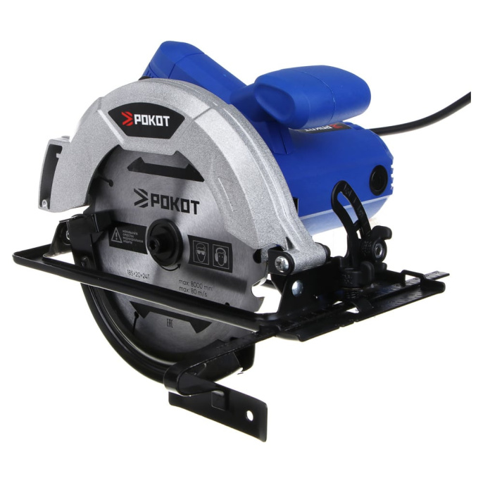 Пила дисковая РОКОТ (циркулярная) 1500Вт, 165мм диск 675-006