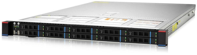 Серверная платформа Gooxi SL101-D10R (1U, 2xLGA3647, 24xDDR4, 10x2.5" SATA/SAS, 2хM.2 NVMe 2280, 2x1GbE, IPMI, RAIL, 2x800W)